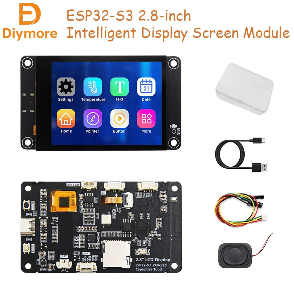 Phone Accessories Display Board - لوحة تطوير ESP32-S3 مع واي فاي