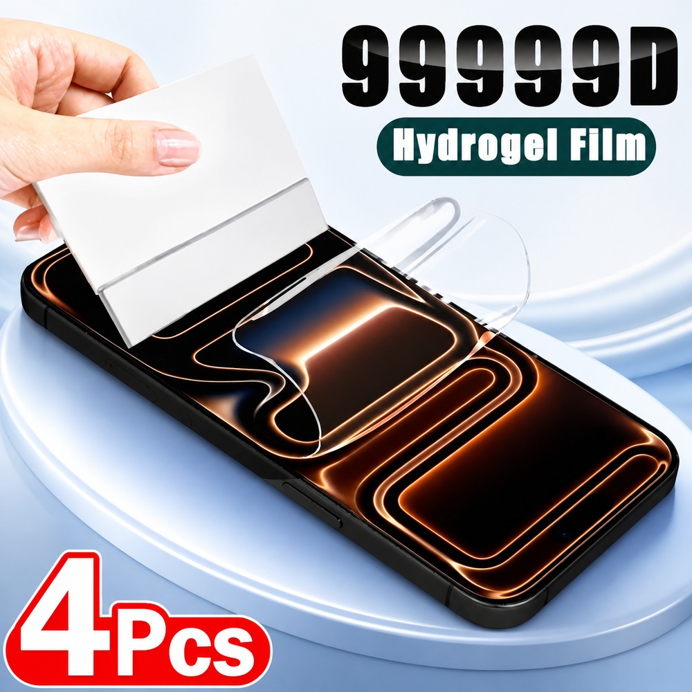 Realme Gt 6 - 4 قطع من أفلام الهيدروجيل لحماية