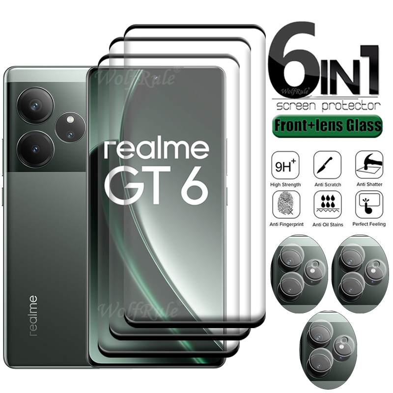 Realme Gt 6 - واقي شاشة من الزجاج المقسى 6