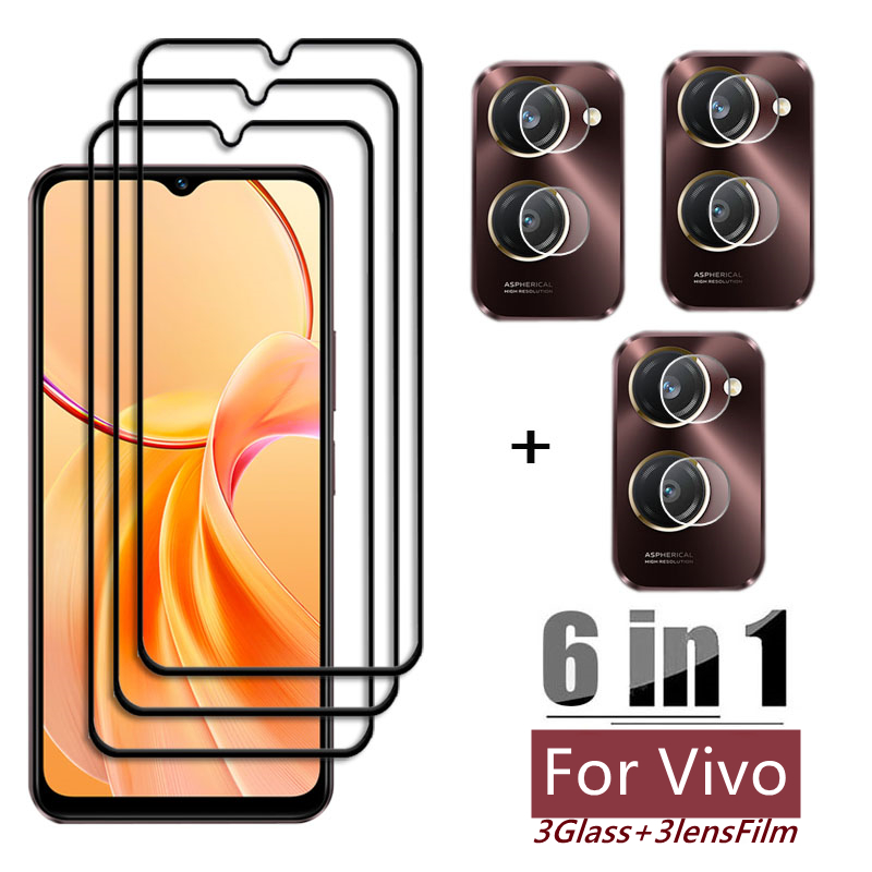 Vivo Y28 - غطاء كامل من الزجاج المقسى للجسم