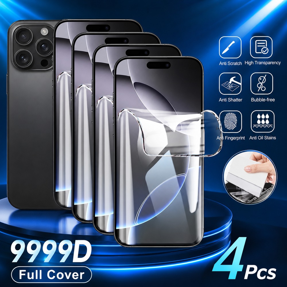 Realme Gt 6 - 4 قطع من أفلام الهيدروجيل لـ