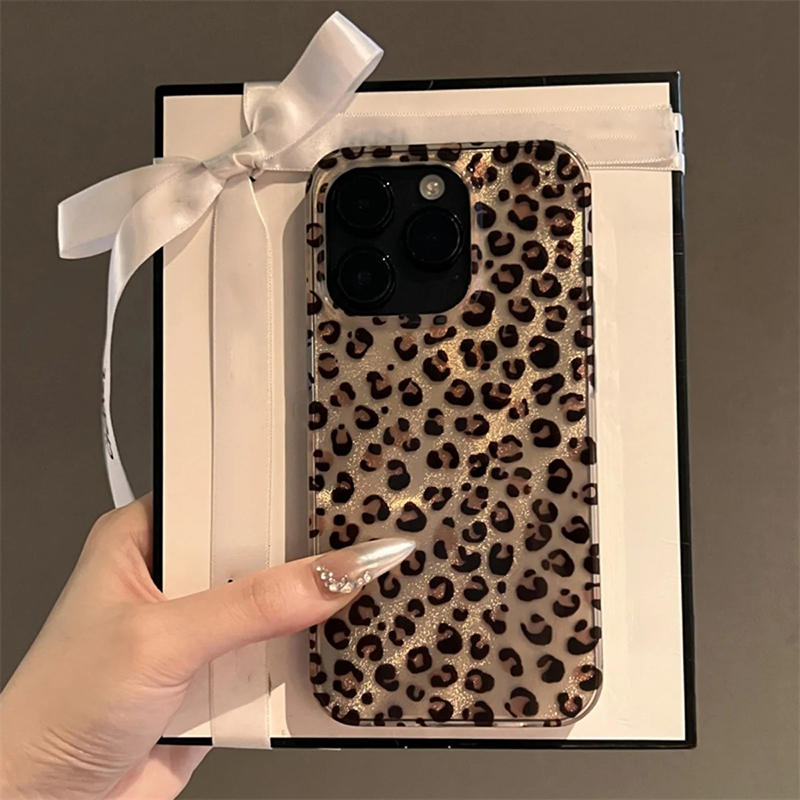 Vivo Y28 - الفاخرة ليوبارد طباعة لطيف جراب هاتف