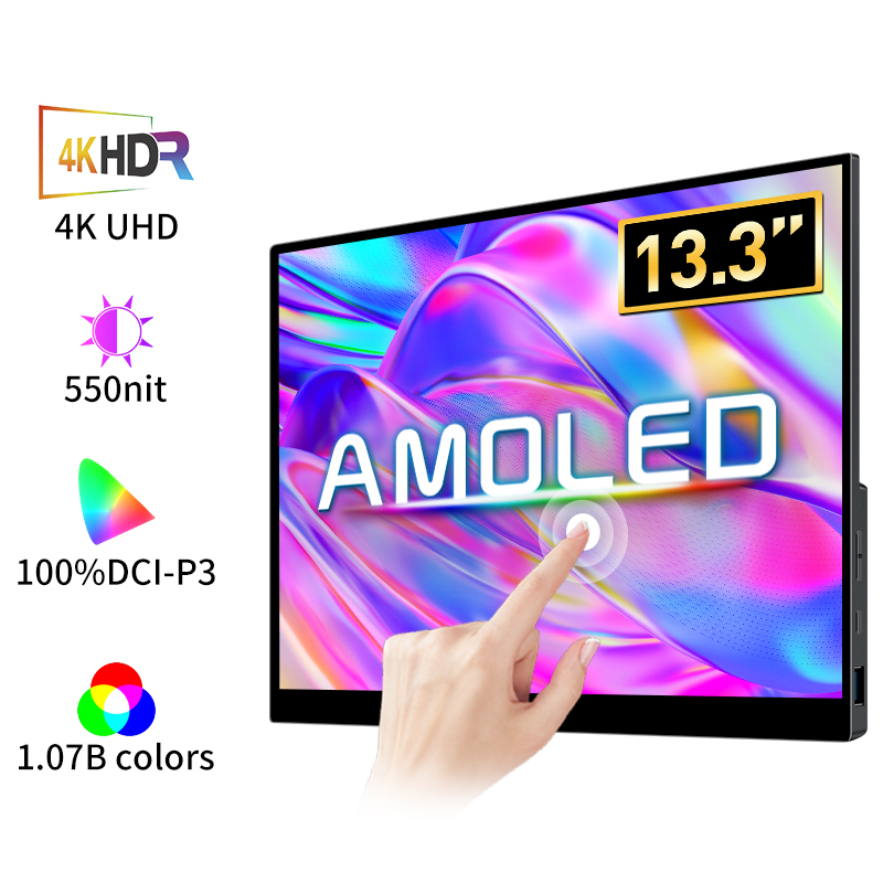 Phone Accessories Display Board - شاشة 13.3 بوصة 4K OLED تعمل