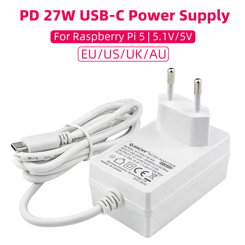Phone Accessories Uk - Raspberry Pi 5 5.1V 5A مصدر