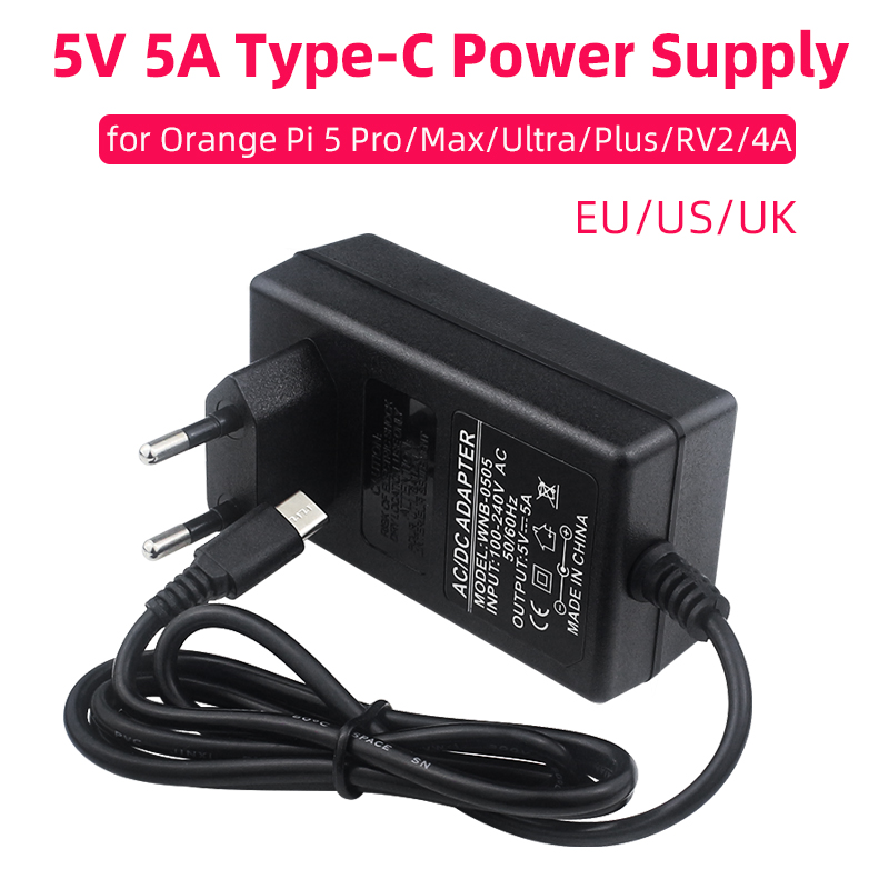 Phone Accessories Uk - Orange Pi 5V 5A مصدر طاقة