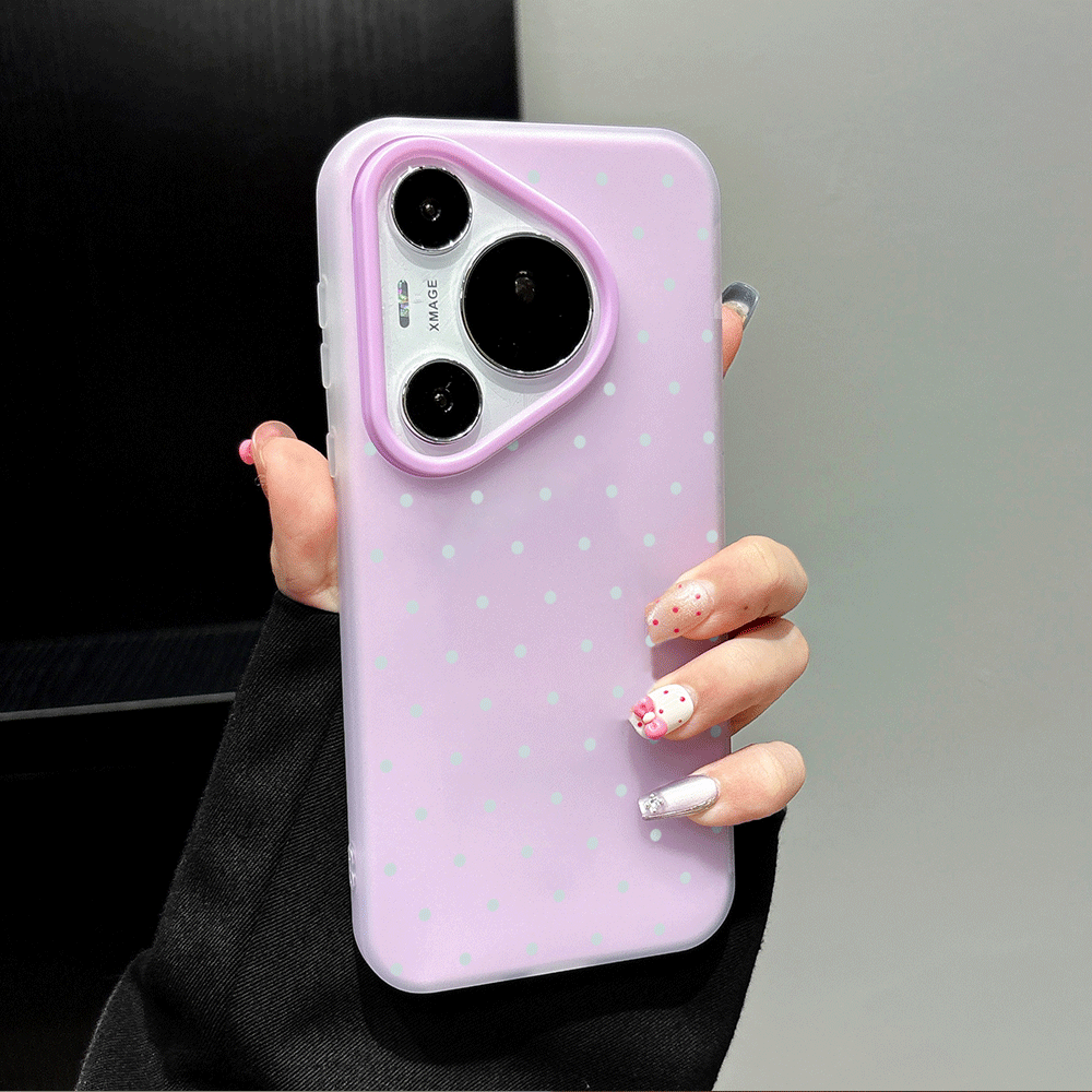 غطاء هاتف لطيف بنقاط زرقاء فات - مراجعة Xiaomi Phone Accessories وسعره
