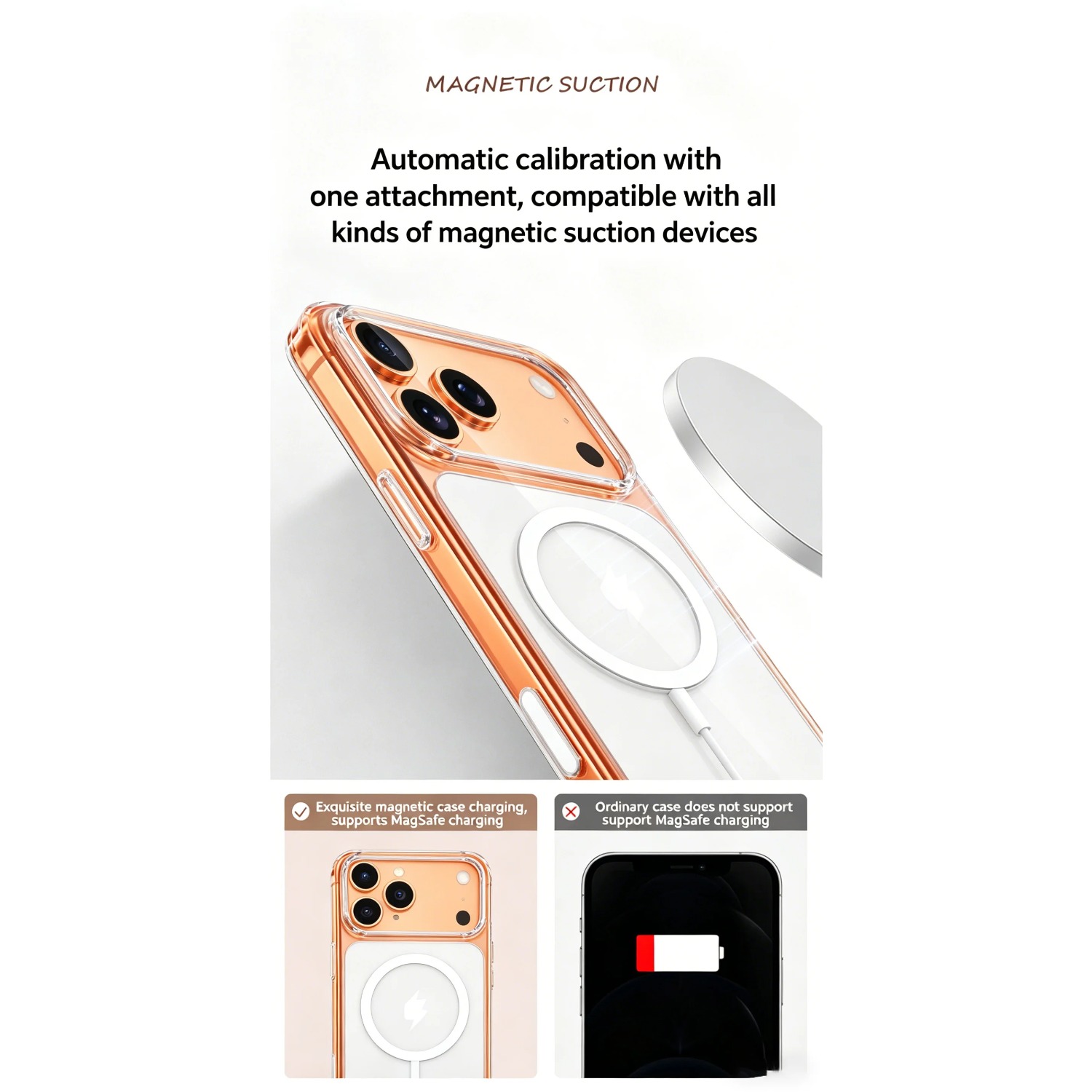 غطاء مغناطيسي شفاف لهاتف آيفون - مراجعة Yellow Phone Accessories وسعره