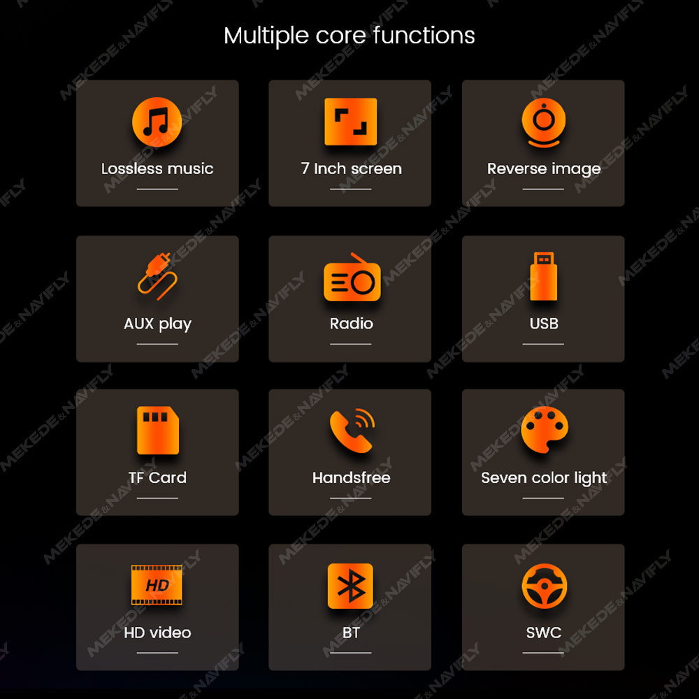 مشغل وسائط متعددة للسيارة مع ش - مراجعة Phone Accessories Display Board وسعره