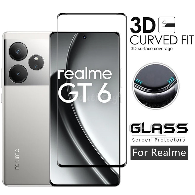 غطاء كامل من الزجاج لهاتف Real - مراجعة Realme Gt 6 وسعره