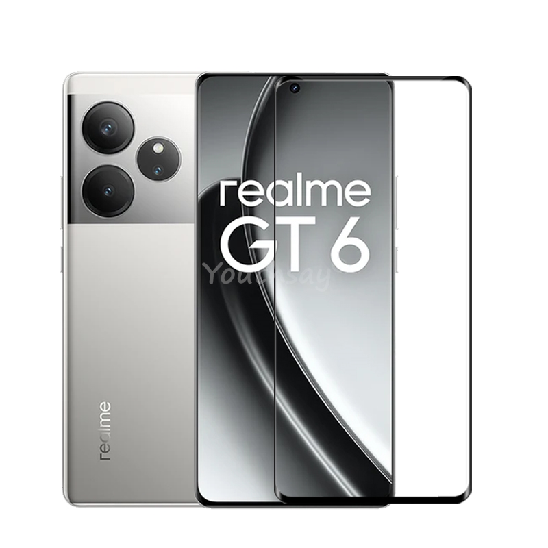 غطاء كامل من الزجاج لهاتف Real - مراجعة Realme Gt 6 وسعره