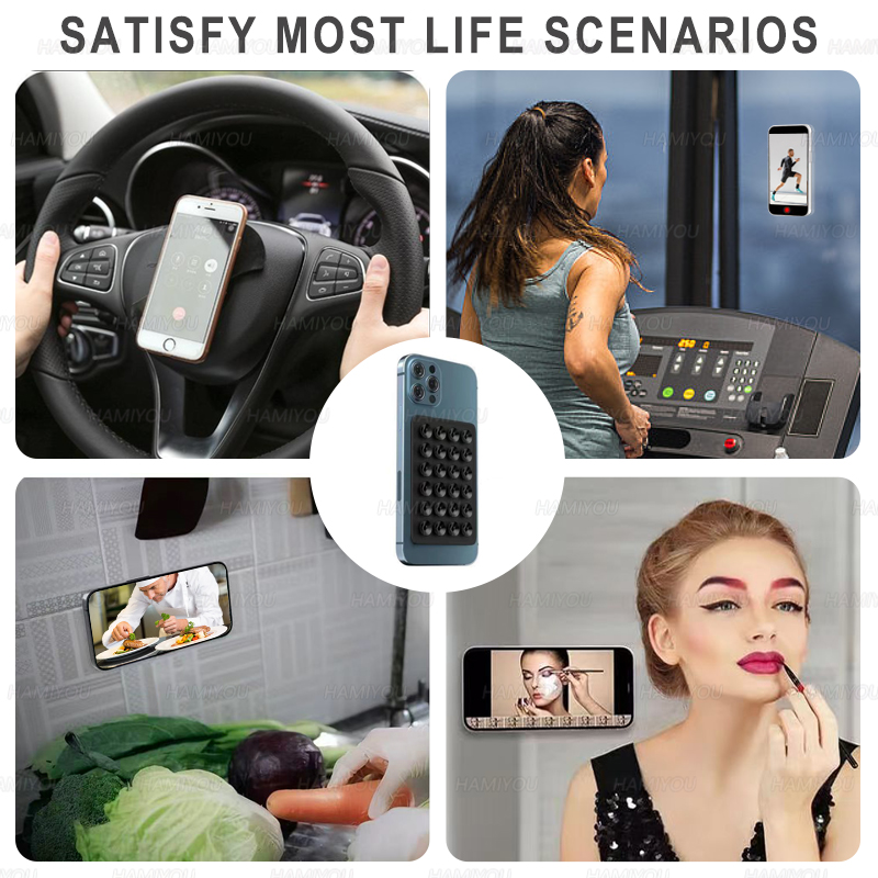 1 قطعة قبضة الهاتف لزجة سيليكو - مراجعة Octobuddy Phone Accessories وسعره