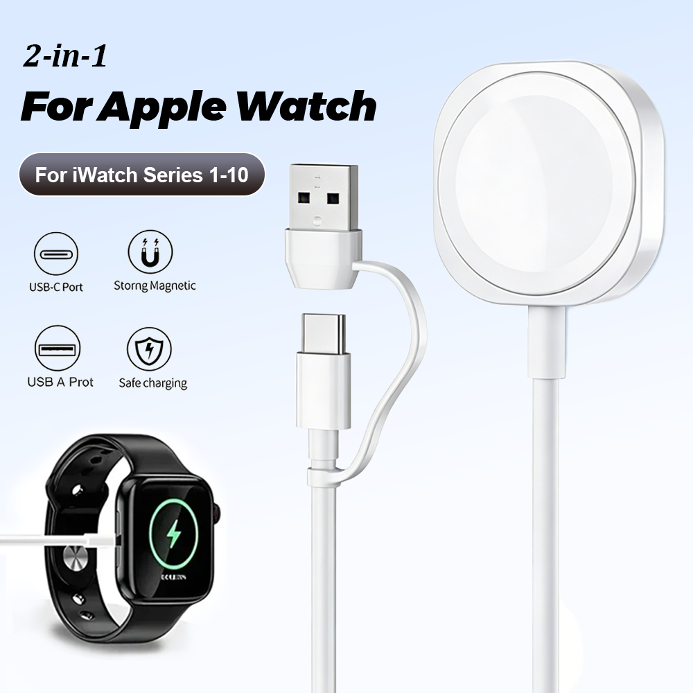 شاحن لاسلكي مغناطيسي 2 في 1 مع - مراجعة Fast Charging Cable وسعره