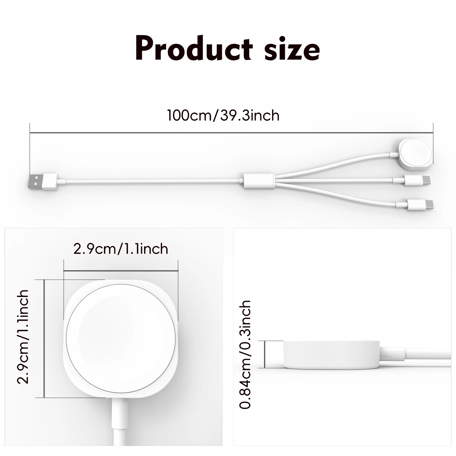 شاحن ساعة مغناطيسي 3 في 1 مع ك - مراجعة Fast Charging Cable وسعره