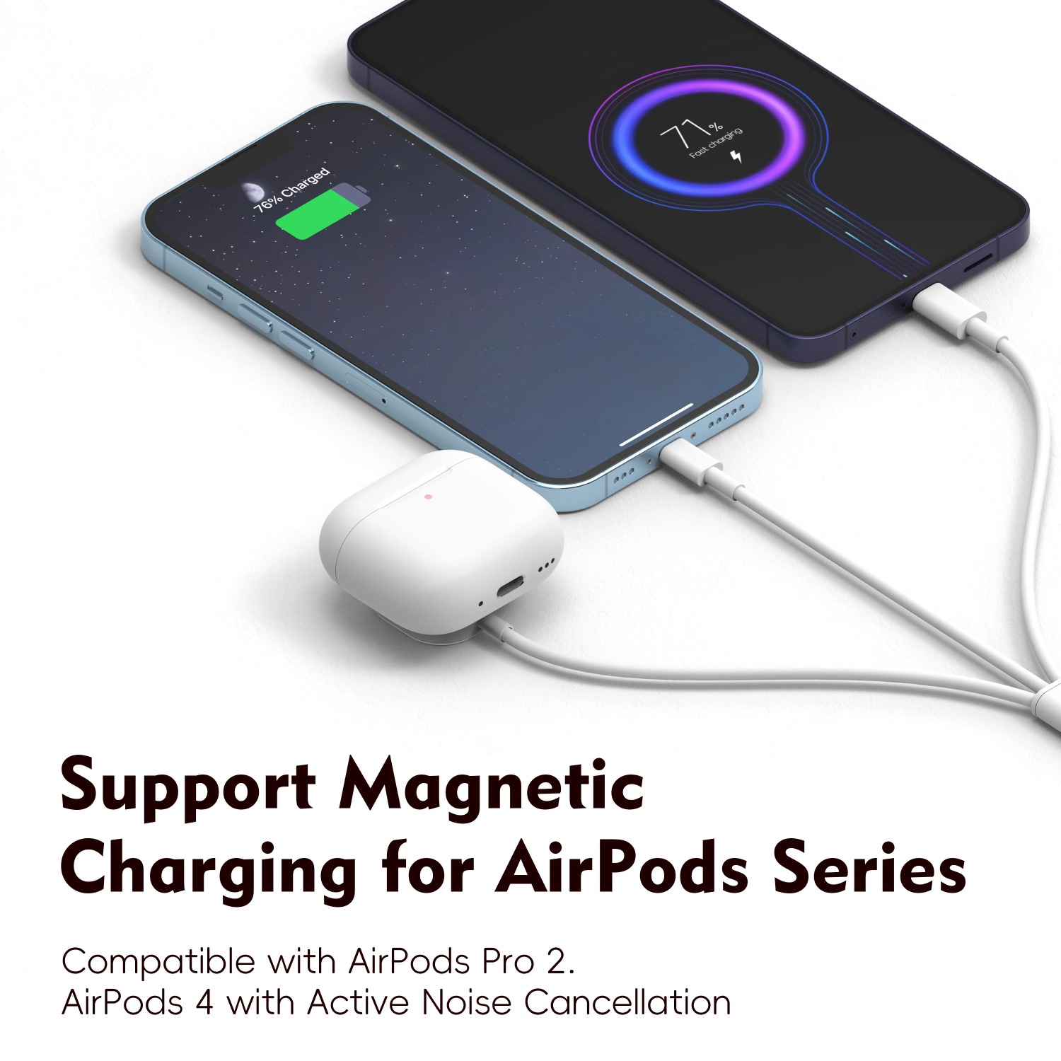 شاحن ساعة مغناطيسي 3 في 1 مع ك - مراجعة Fast Charging Cable وسعره