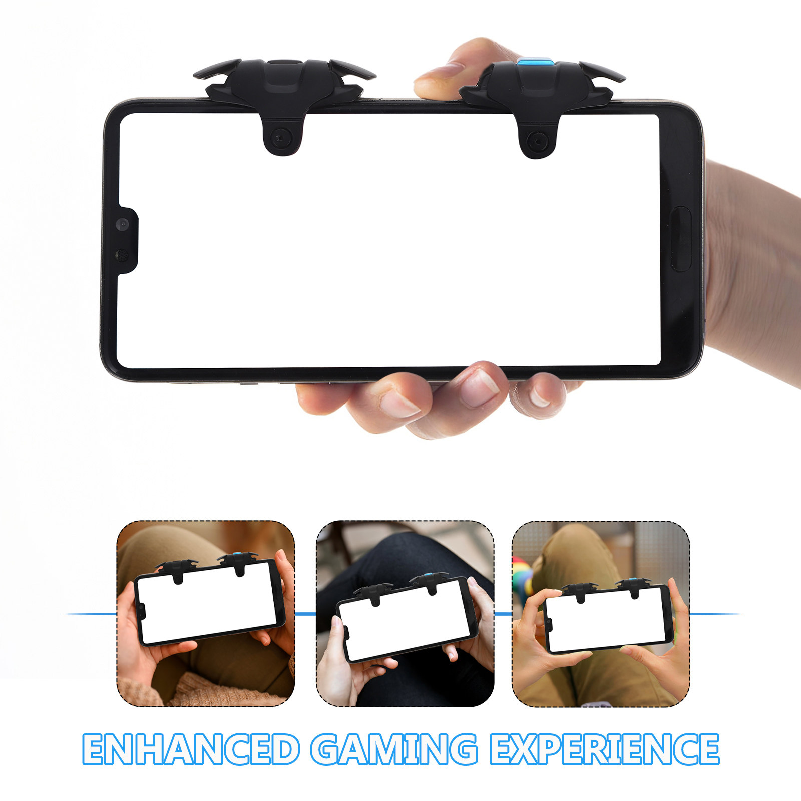 قطعتان من أزرار التحكم في ألعا - مراجعة Gaming Trigger Phone وسعره