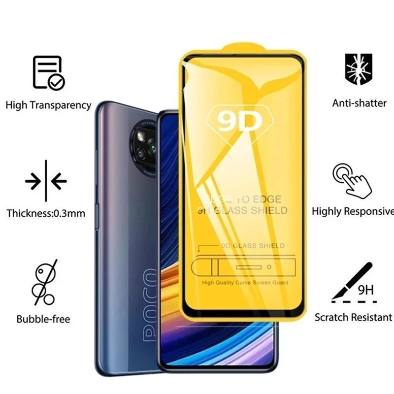 3 قطعة 9D غطاء كامل واقيات الش - مراجعة Realme Gt 6 وسعره