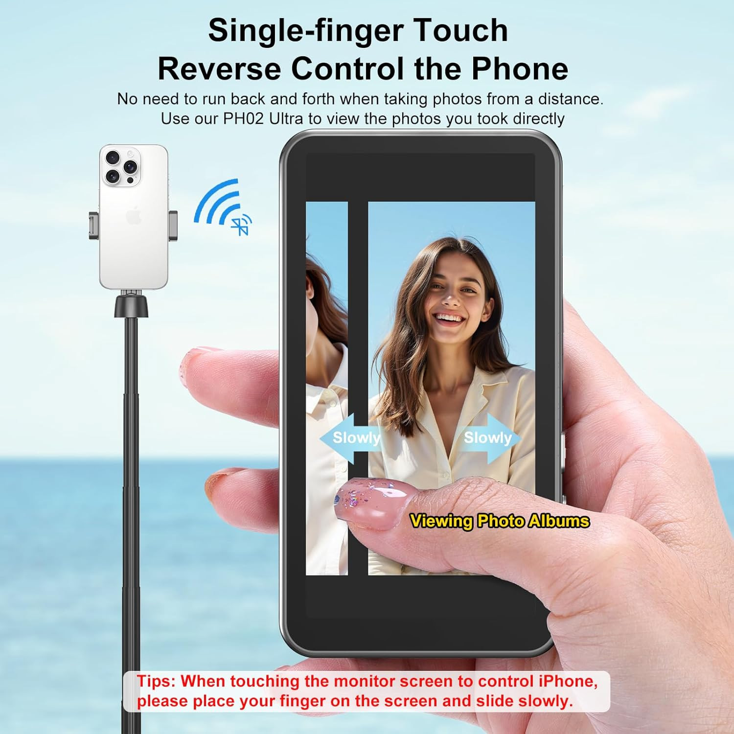 شاشة عرض سيلفي لاسلكية مغناطيس - مراجعة Phone Accessories Display Board وسعره