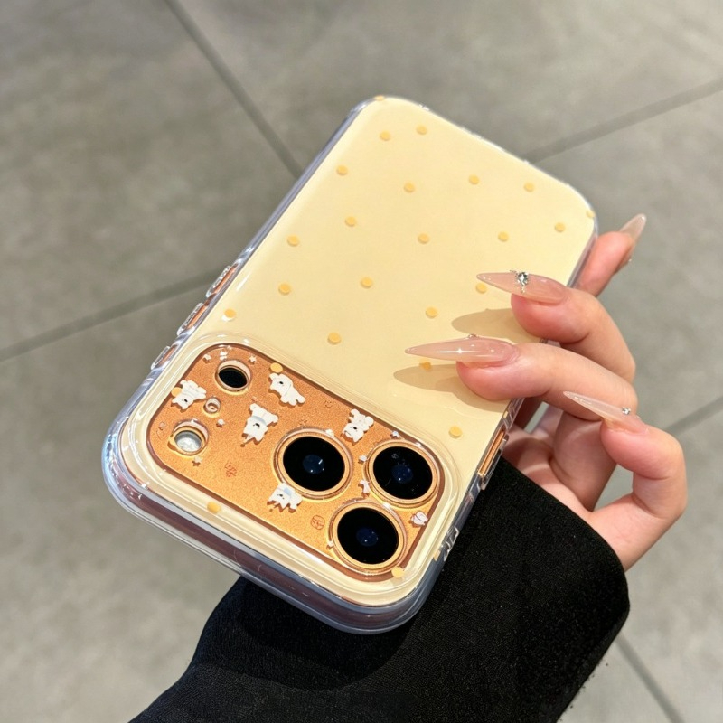 غطاء هاتف أنيق بنمط نقاط البول - مراجعة Yellow Phone Accessories وسعره