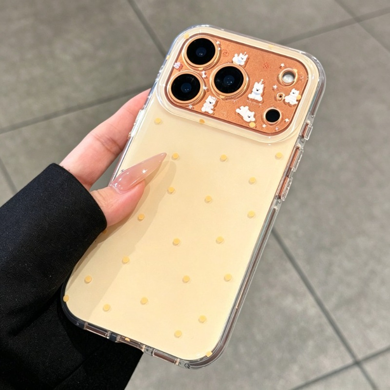 غطاء هاتف أنيق بنمط نقاط البول - مراجعة Yellow Phone Accessories وسعره