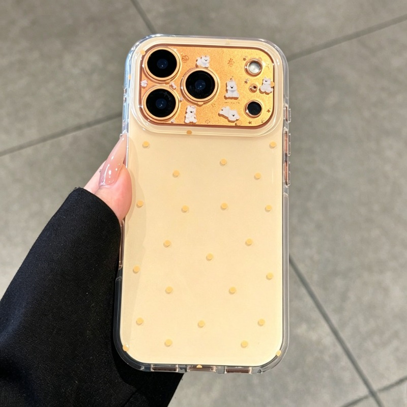 غطاء هاتف أنيق بنمط نقاط البول - مراجعة Yellow Phone Accessories وسعره