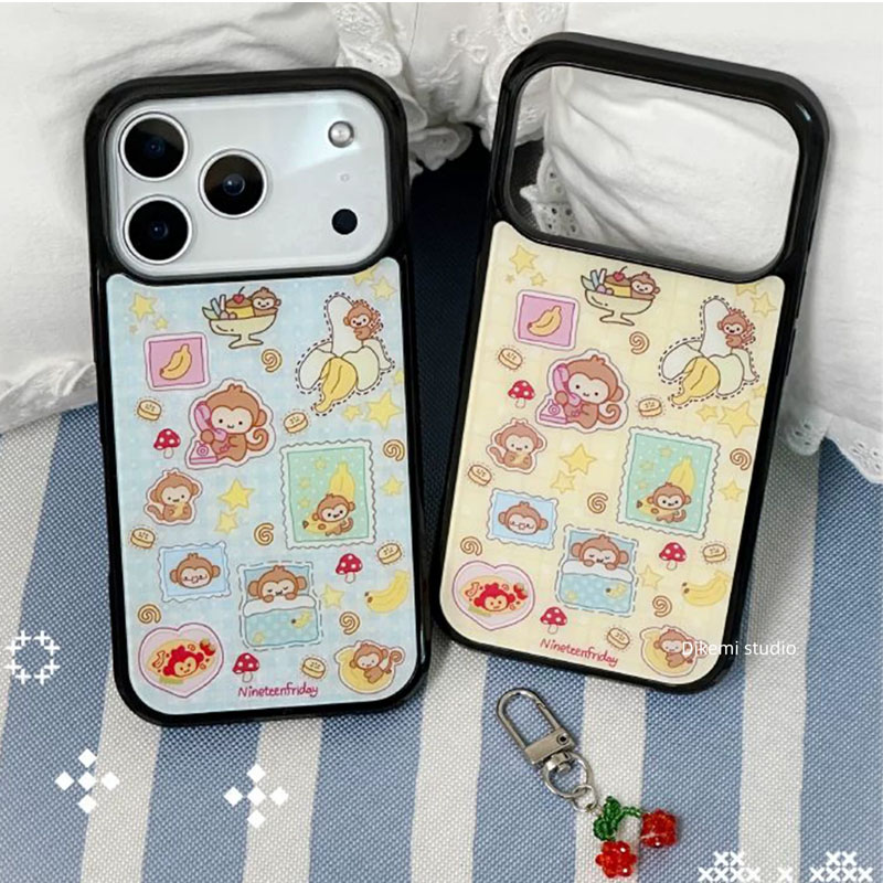 جراب هاتف كوري بتصميم قرد أزرق - مراجعة Yellow Phone Accessories وسعره